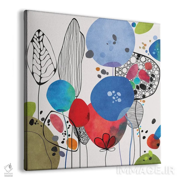 تابلو باغ شاد IV اثر آنجِل استوز - نمای پرسپکتیو محصول