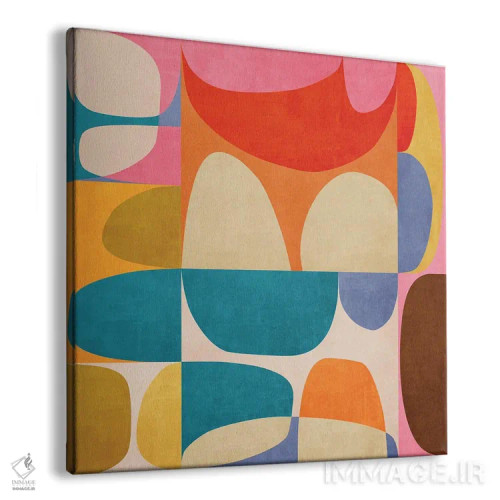 تابلو قطعات رنگی شمارهٔ دوازده اثر آنجِل استوز - نمای پرسپکتیو محصول