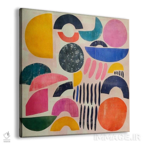 تابلو قطعات رنگی شمارهٔ سیزده اثر آنجِل استوز - نمای پرسپکتیو محصول