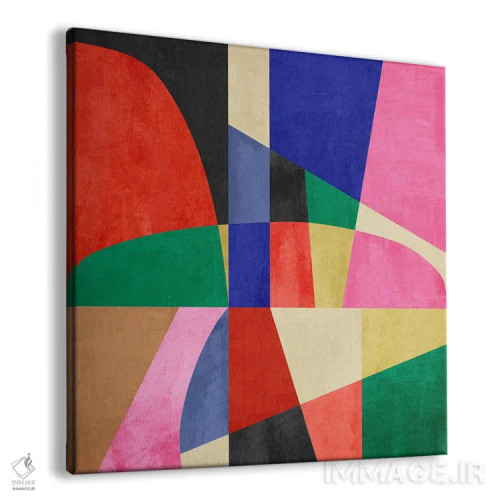 تابلو ساختار هندسی شمارهٔ پنجاه اثر آنجِل استوز - نمای پرسپکتیو محصول