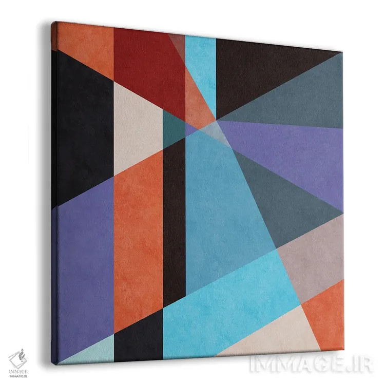 تابلو مفهوم هندسی شمارهٔ صد و چهارده اثر آنجِل استوز - نمای پرسپکتیو محصول