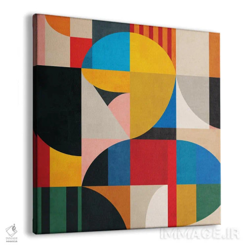 تابلو ساختار هندسی شمارهٔ پنجاه و شش اثر آنجِل استوز - نمای پرسپکتیو محصول