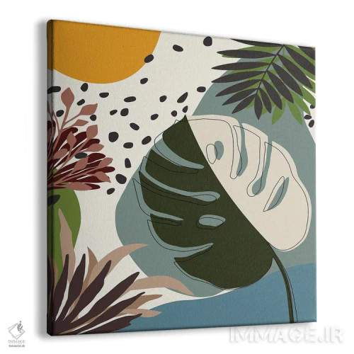 تابلو منظرهٔ گرمسیری مینیمال شمارهٔ دو اثر آنجِل استوز - نمای پرسپکتیو محصول