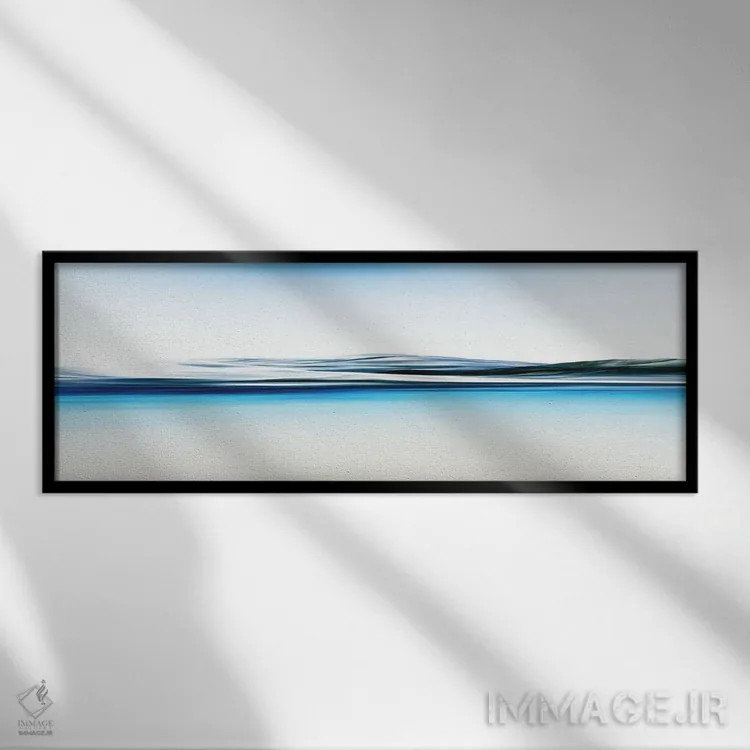 تابلو زیبا و آرام اثر آنجِل استوز - نمای قابدار مشکی