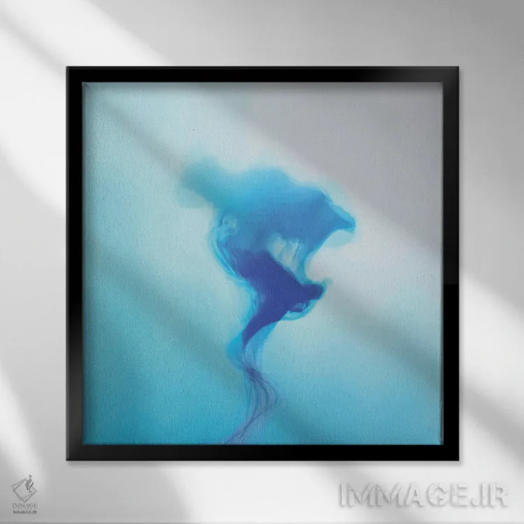 تابلو عروس دریایی اثر آنجِل استوز - نمای قابدار مشکی