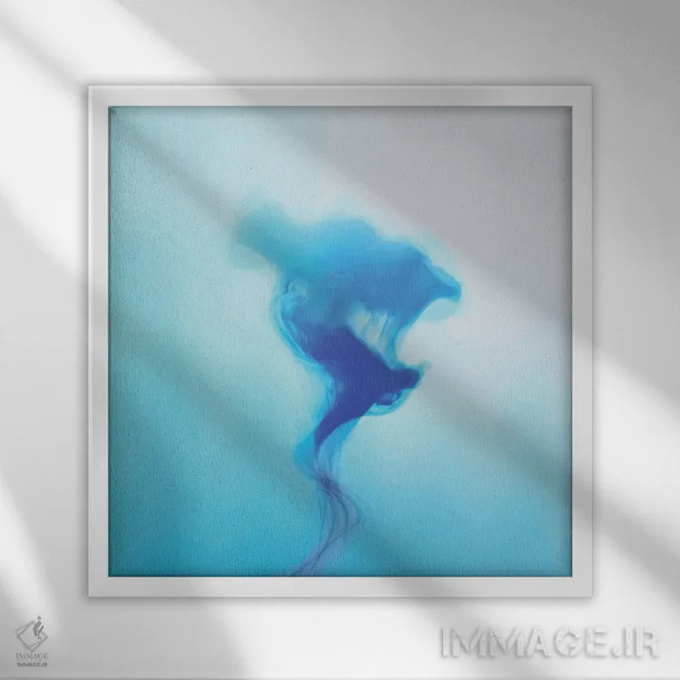 تابلو عروس دریایی اثر آنجِل استوز - نمای قابدار سفید