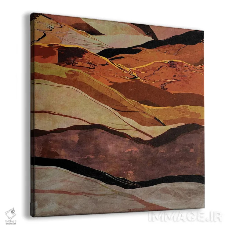 تابلو کوههای رنگارنگ V اثر آنجِل استوز - نمای پرسپکتیو محصول