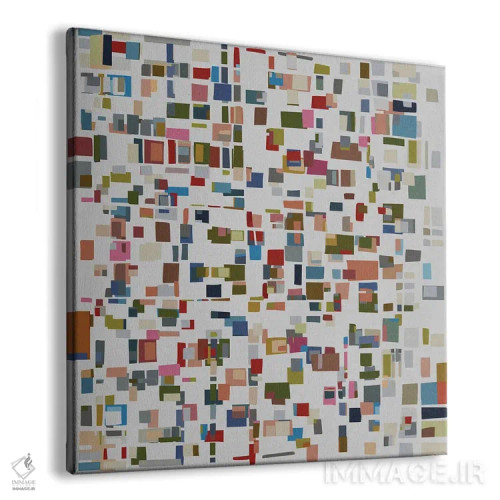 تابلو قطعات رنگی متعدد اثر آنجِل استوز - نمای پرسپکتیو محصول