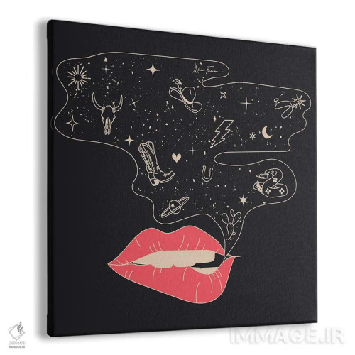 تابلو با لحن گاوچرانی با من حرف بزن اثر آلی فالکن - نمای پرسپکتیو محصول