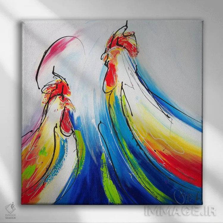 تابلو صبح زود شماره دو اثر آرت فیوره - نمای روبهرو روی دیوار