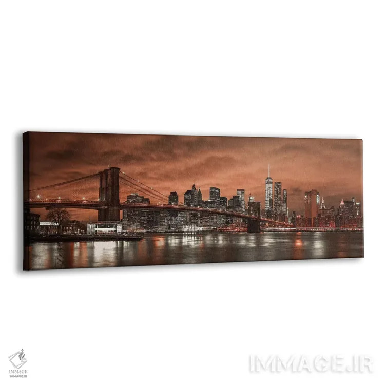 تابلو نیویورک نوزدهم اثر آصاف فرانک - نمای پرسپکتیو محصول