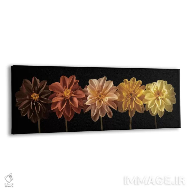 تابلو درود گلها اثر آصاف فرانک - نمای پرسپکتیو محصول