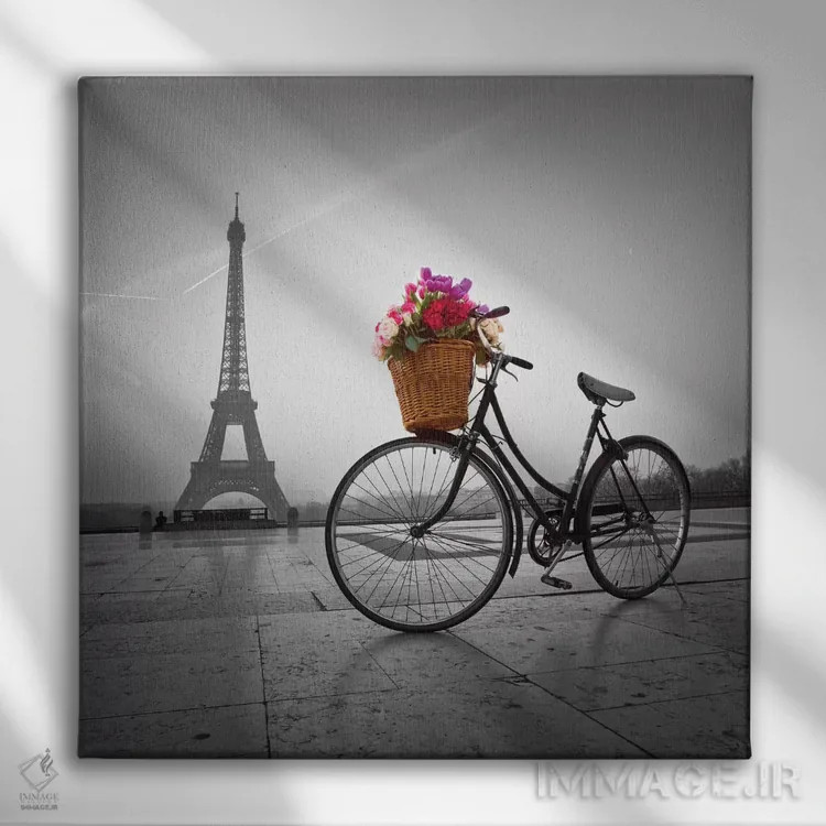 تابلو پاریس هفتم اثر آصاف فرانک - نمای روبهرو روی دیوار