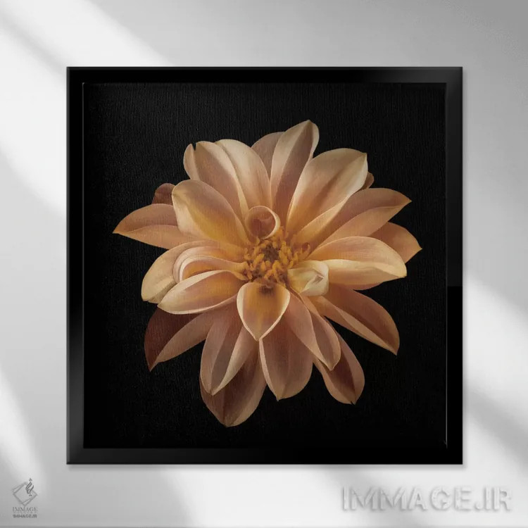 تابلو چهار نگهداری دوم اثر آصاف فرانک - نمای قابدار مشکی