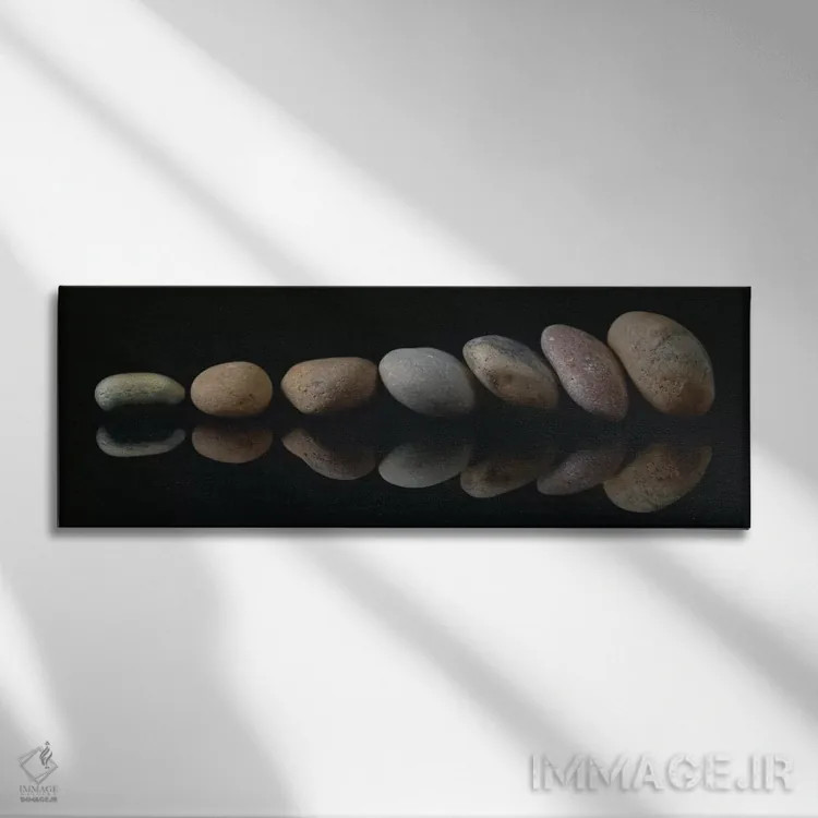 تابلو به من تکیه کن اثر آصاف فرانک - نمای روبهرو روی دیوار