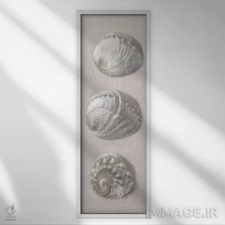 تابلو اپالسنت اول (محو درخشان) اثر آصاف فرانک - نمای قابدار سفید