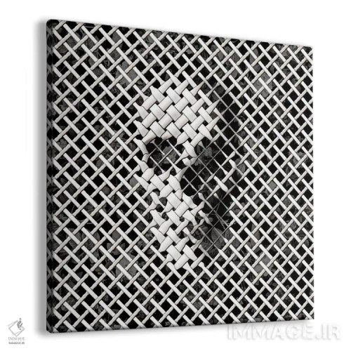 تابلو حصیر مربع اثر علی گولچ - نمای پرسپکتیو محصول