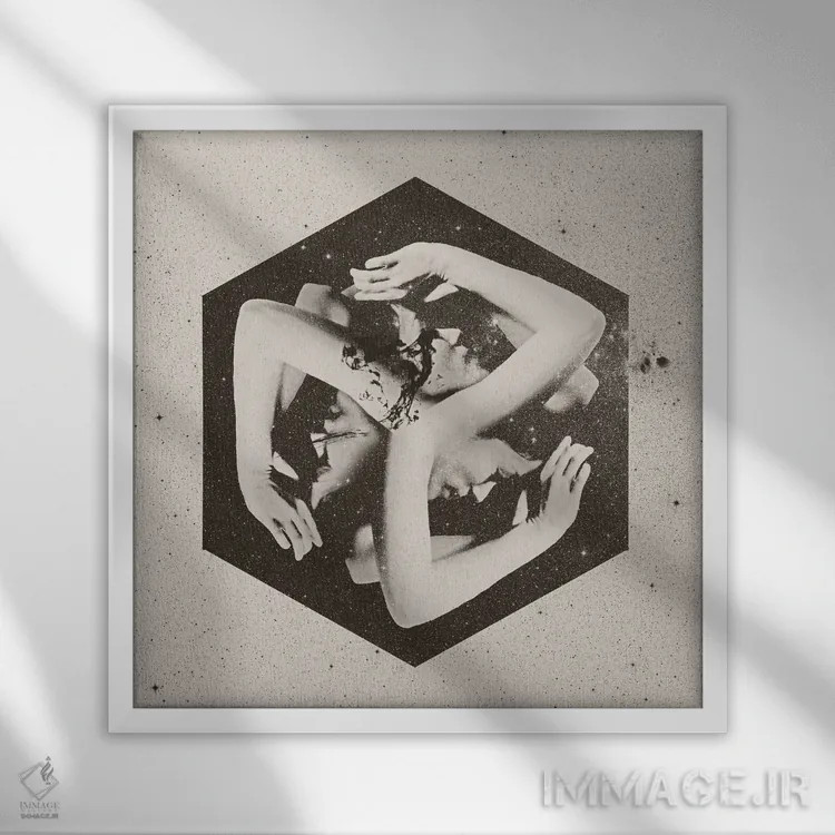 تابلو جعبه اثر علی گولچ - نمای قابدار سفید