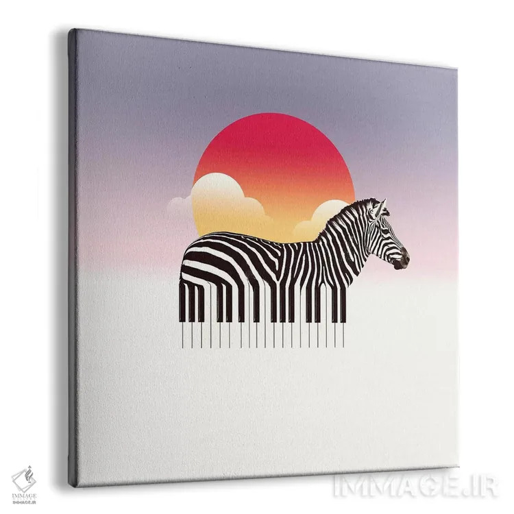 تابلو زیبورد (احتمالاً بازی با واژه Keyboard/Key یا نام خاص) اثر علی گولچ - نمای پرسپکتیو محصول