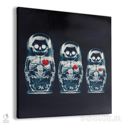 تابلو عروسک تودرتو شماره ۲ (عروسک ماتروشکا) اثر علی گولچ - نمای پرسپکتیو محصول