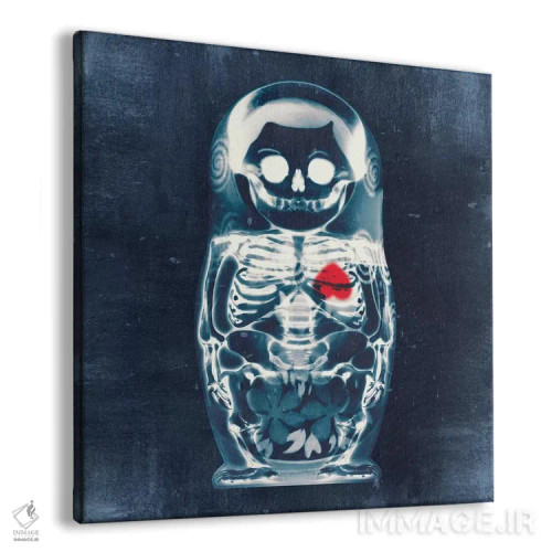 تابلو عروسک تودرتو شماره ۳ اثر علی گولچ - نمای پرسپکتیو محصول