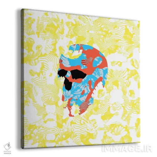 تابلو جمجمه روستایی اثر علی گولچ - نمای پرسپکتیو محصول