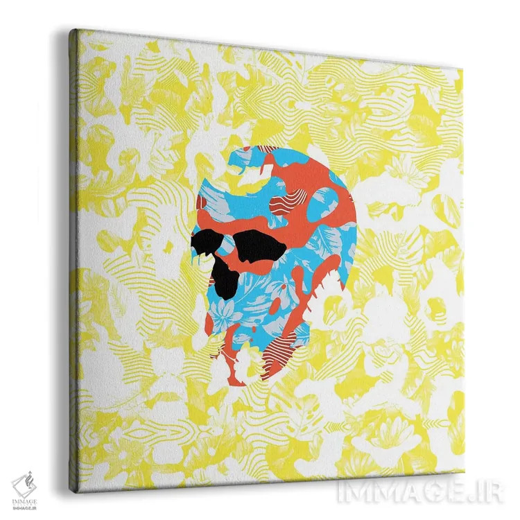 تابلو جمجمه روستایی اثر علی گولچ - نمای پرسپکتیو محصول