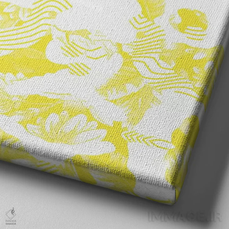 تابلو جمجمه روستایی اثر علی گولچ - نمای نزدیک بافت بوم