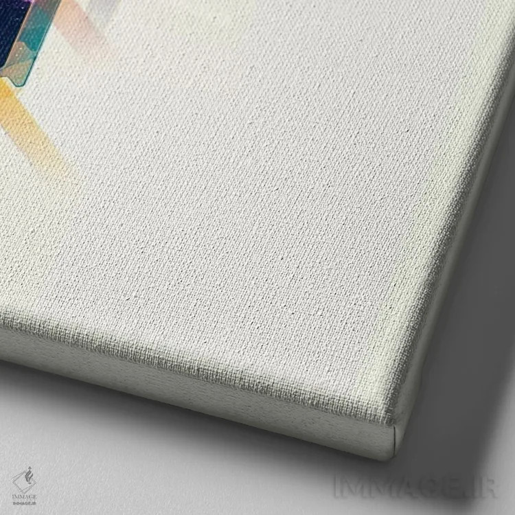 تابلو جمجمه لاوا (گدازه) اثر علی گولچ - نمای نزدیک بافت بوم