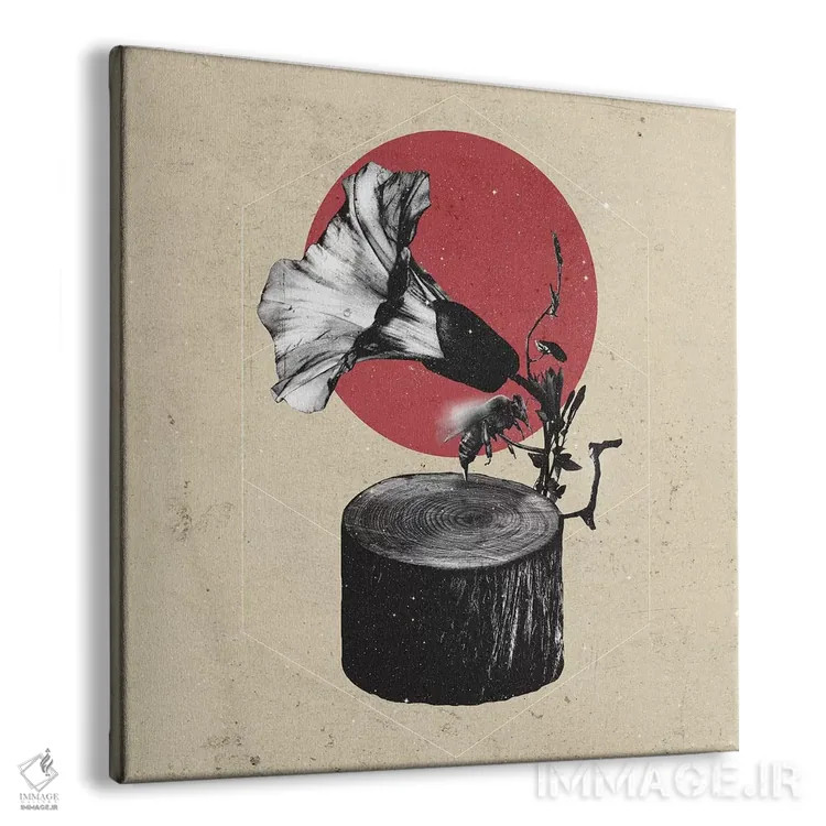 تابلو گرامافون اثر علی گولچ - نمای پرسپکتیو محصول