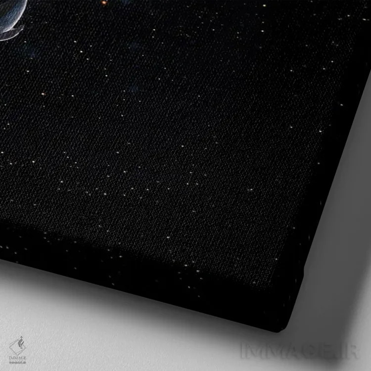 تابلو دروازه (یا پورتال) اثر علی گولچ - نمای نزدیک بافت بوم