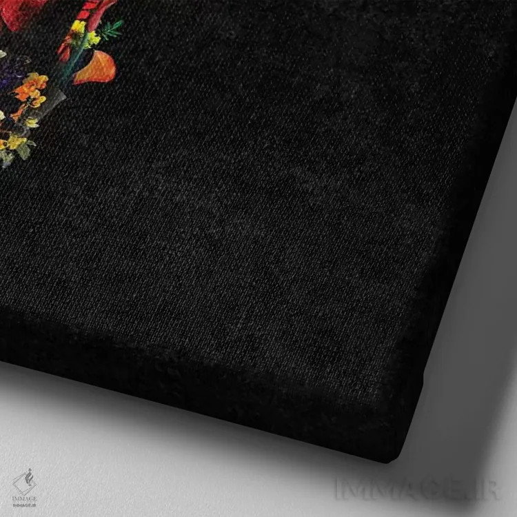 تابلو شکننده اثر علی گولچ - نمای نزدیک بافت بوم