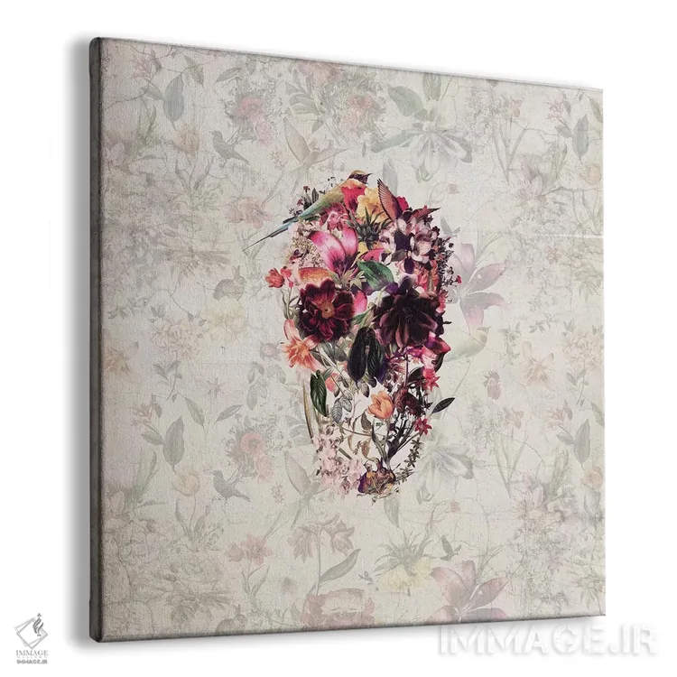 تابلو جمجمه جدید، مربع اثر علی گولچ - نمای پرسپکتیو محصول