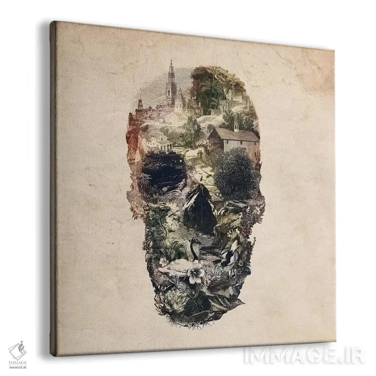 تابلو شهر جمجمه اثر علی گولچ - نمای پرسپکتیو محصول