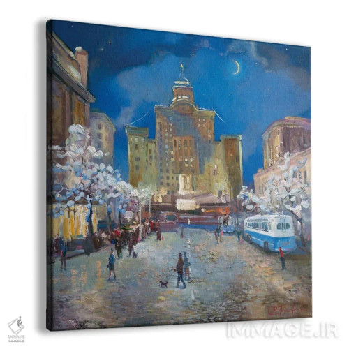 تابلو خانه ستاره اثر آناستاسیا گریگوریوا - نمای پرسپکتیو محصول