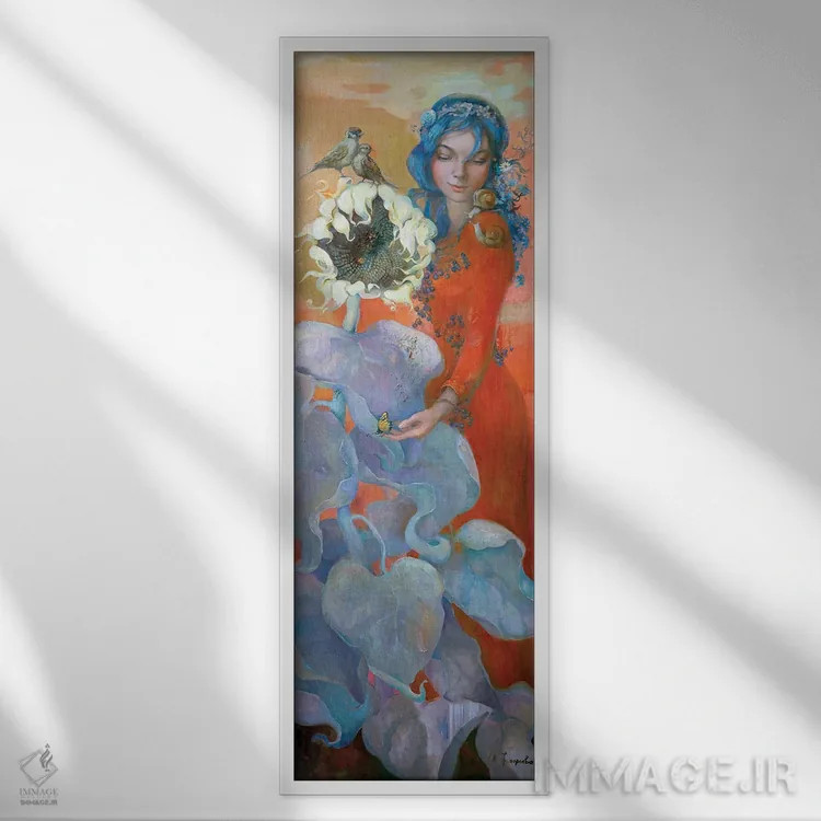 تابلو طعم اثر آناستاسیا گریگوریوا - نمای قابدار سفید