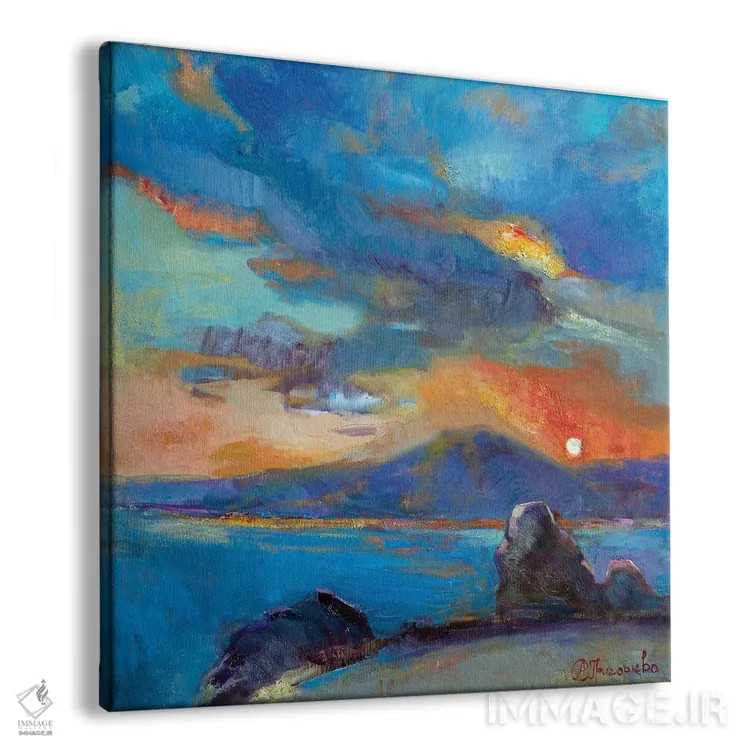 تابلو غروب ماراتهآ (شهری در ایتالیا) اثر آناستاسیا گریگوریوا - نمای پرسپکتیو محصول