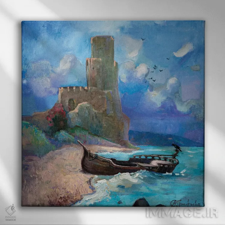 تابلو ایتالیا اثر آناستاسیا گریگوریوا - نمای روبهرو روی دیوار