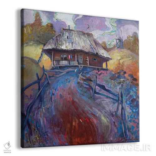 تابلو کلبه اثر آناستاسیا گریگوریوا - نمای پرسپکتیو محصول