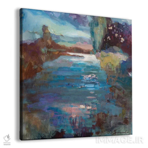 تابلو برکهای در لتونی اثر آناستاسیا گریگوریوا - نمای پرسپکتیو محصول