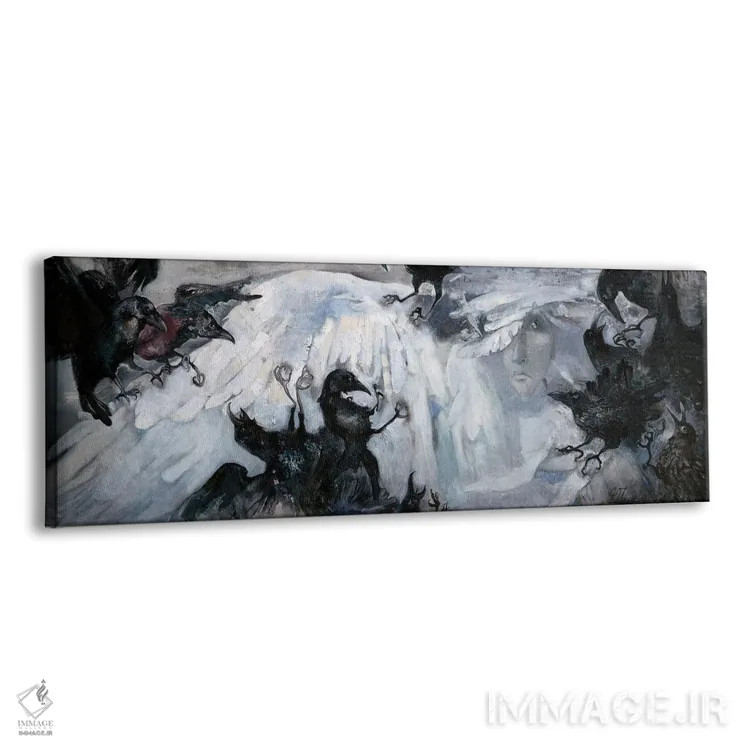 تابلو حمله به فرشته اثر آناستاسیا گریگوریوا - نمای پرسپکتیو محصول