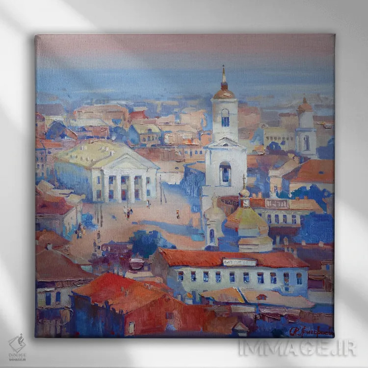 تابلو پودول (ناحیه یا منطقهای در اوکراین) اثر آناستاسیا گریگوریوا - نمای روبهرو روی دیوار