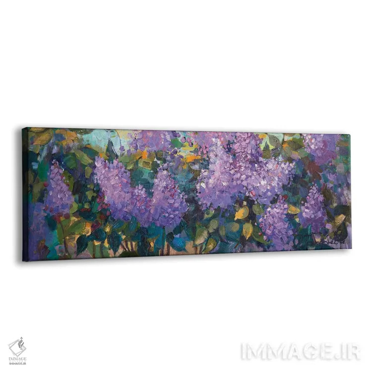 تابلو یاس بنفش اثر آناستاسیا گریگوریوا - نمای پرسپکتیو محصول