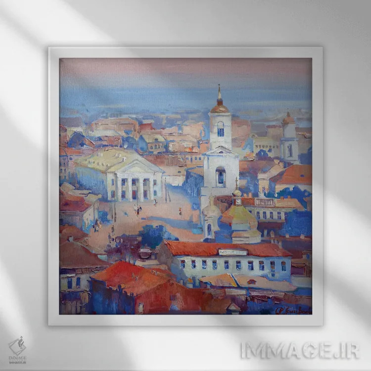 تابلو پودول (ناحیه یا منطقهای در اوکراین) اثر آناستاسیا گریگوریوا - نمای قابدار سفید