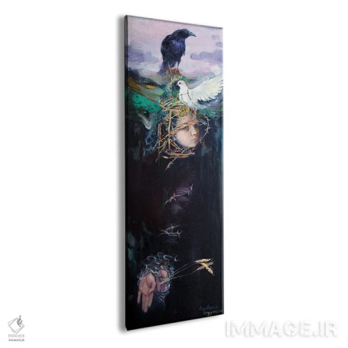 تابلو آینده ربوده شده I اثر آناستاسیا گریگوریوا - نمای پرسپکتیو محصول