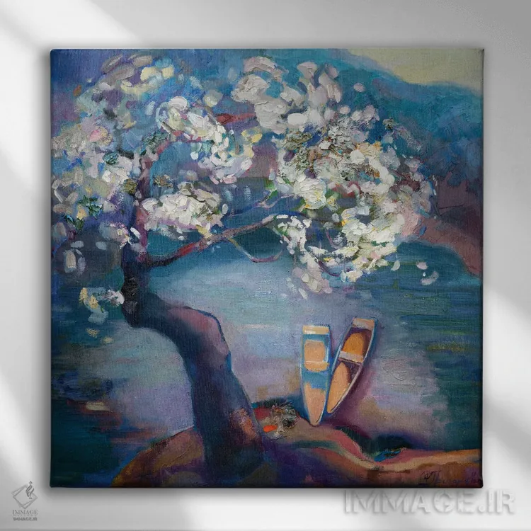 تابلو رؤیا در بعدازظهر اثر آناستاسیا گریگوریوا - نمای روبهرو روی دیوار