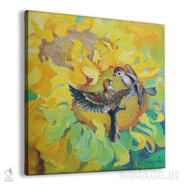 تابلو نبرد برداشت محصول اثر آناستاسیا گریگوریوا - نمای پرسپکتیو محصول