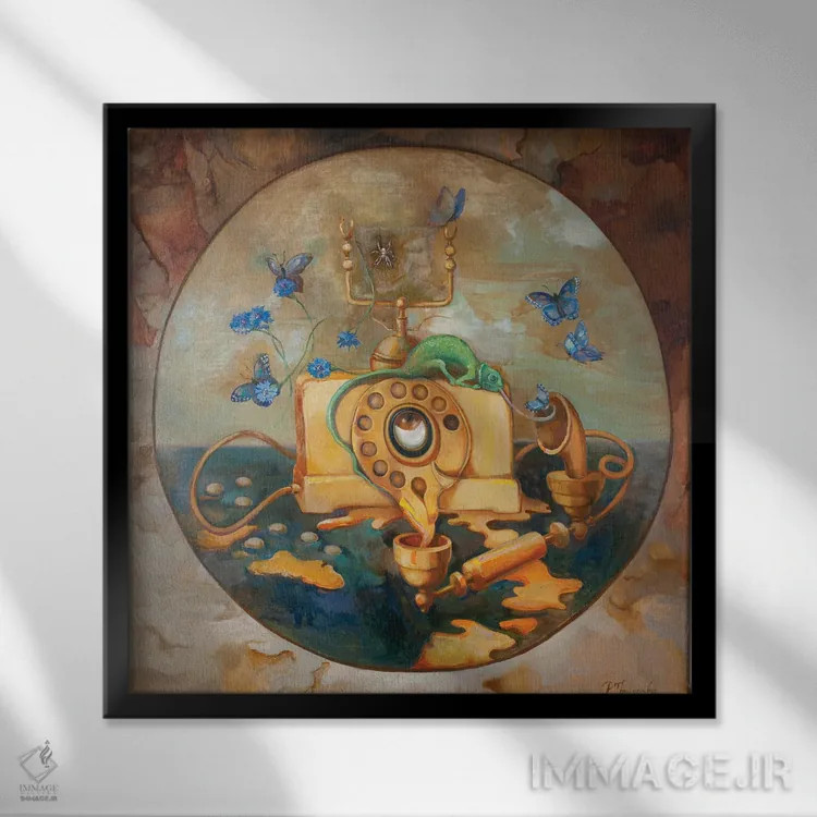 تابلو دفتر ریاست جمهوری اثر آناستاسیا گریگوریوا - نمای قابدار مشکی