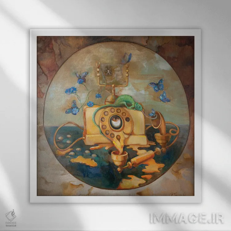 تابلو دفتر ریاست جمهوری اثر آناستاسیا گریگوریوا - نمای قابدار سفید