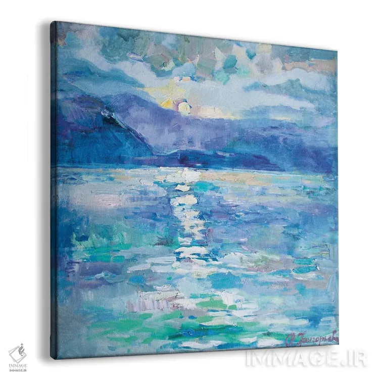 تابلو ۵۰ سایه دریایی (الهام از رمان/فیلم) اثر آناستاسیا گریگوریوا - نمای پرسپکتیو محصول